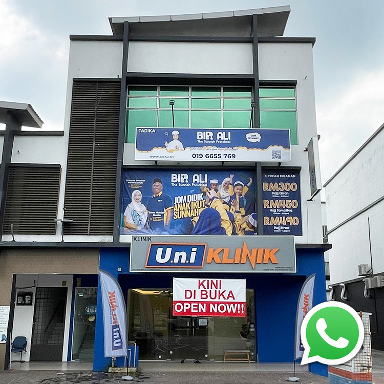 Tadika Bir Ali Bukit Raja With Whatsapp Logo